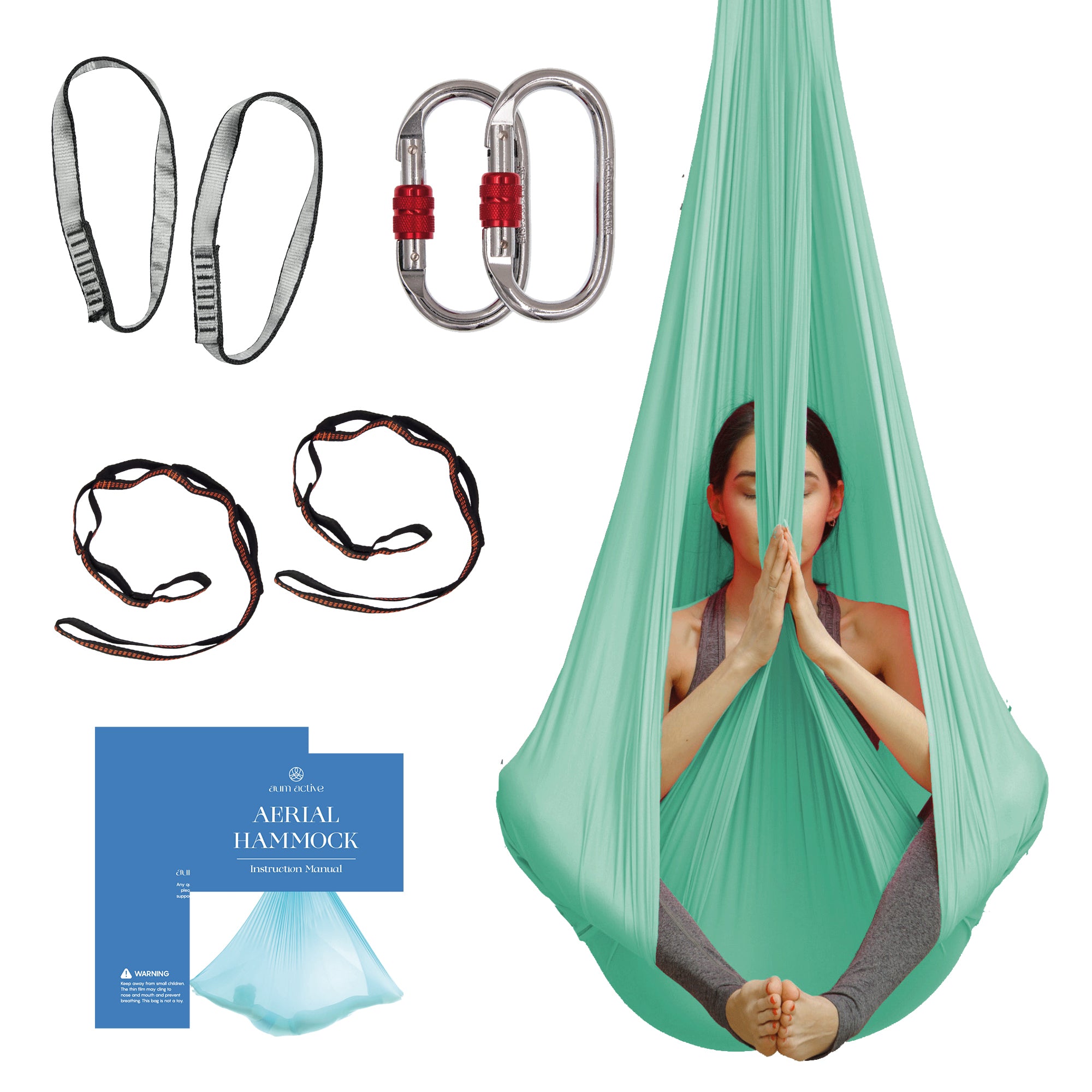 NeoHealth Aerial Yoga Hammock, Air Yoga Swing Kit, India