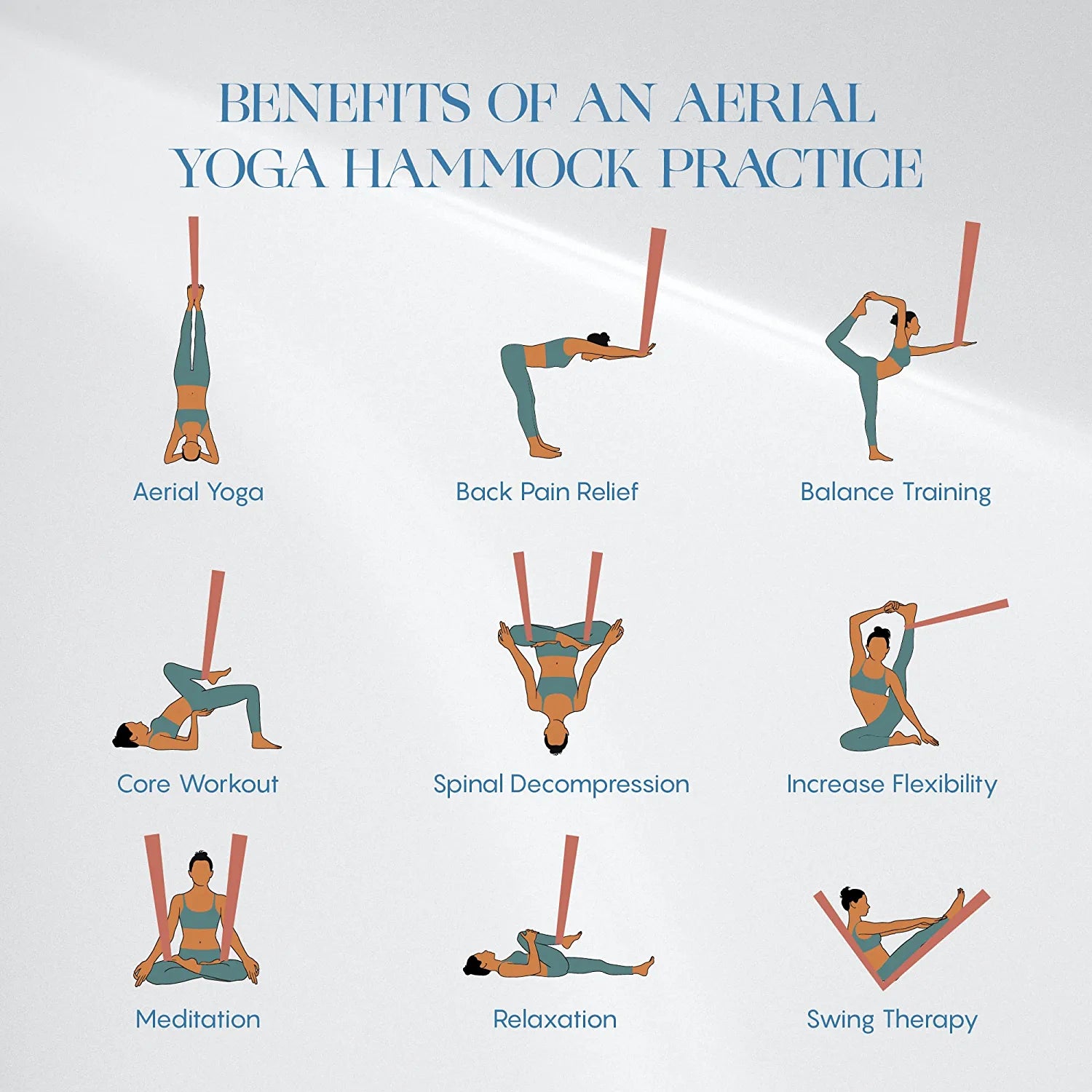 Pose Poster new email | Yoga trapeze poses, Aerial yoga poses, Yoga trapeze